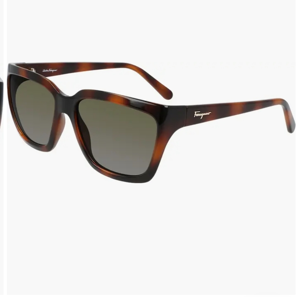 Salvatore Ferragamo Brown Sunglasses with Sleek Design